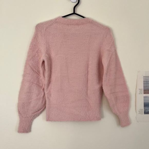 Banana Republic Fuzzy Pink Sweater - Picture 2 of 5